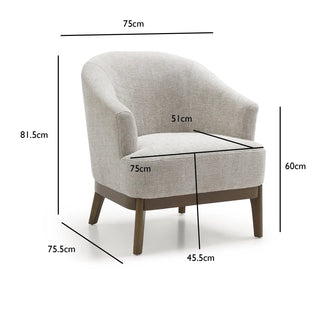 Leto Chenille LauraAshley Accent Chair