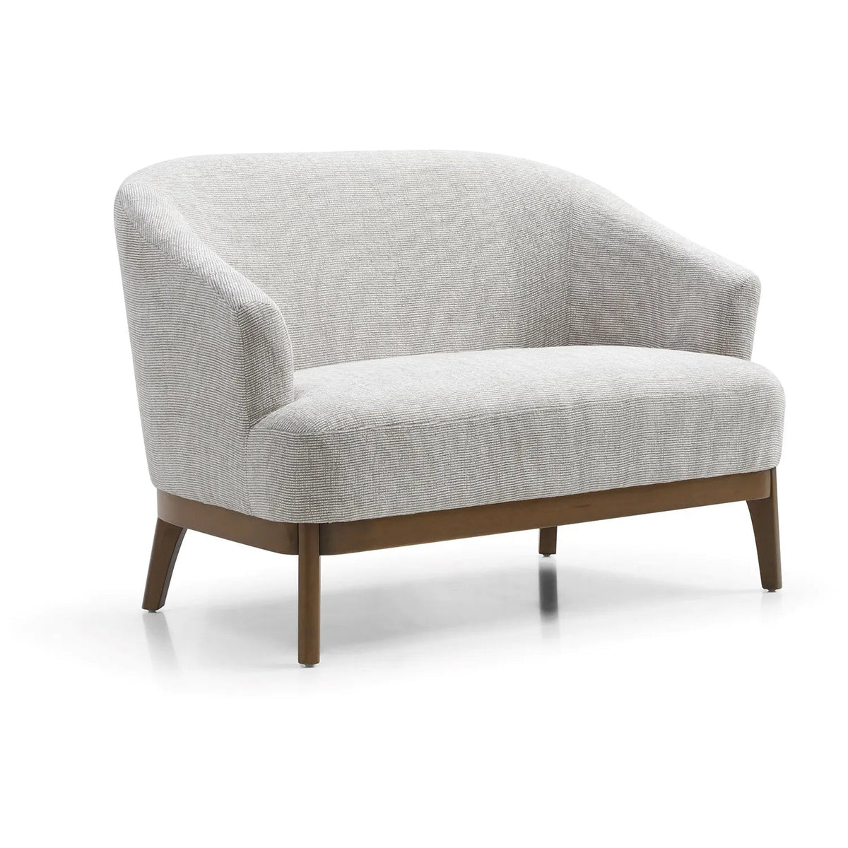 Leto Natural Woven Laura Ashley Chenille 2 Seater Chair
