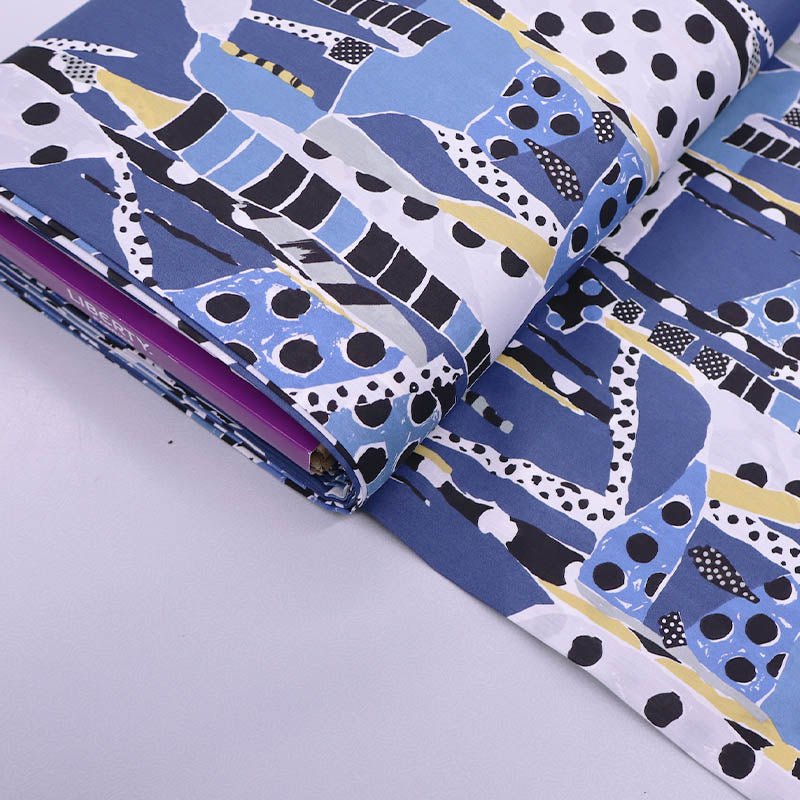 Liberty Fabrics Tana Lawn™ - Krasner B - Blue – Laura Ashley