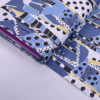 Liberty Fabrics Tana Lawn™ - Krasner B - Blue – Laura Ashley