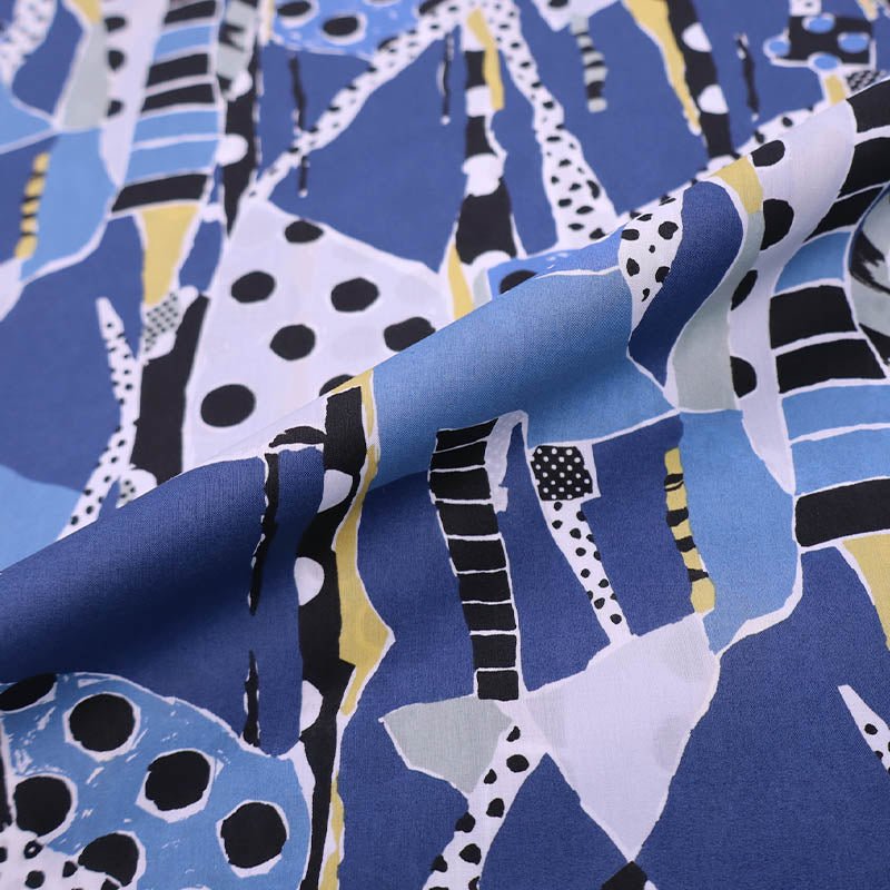 Liberty Fabrics Tana Lawn™ - Krasner B - Blue – Laura Ashley