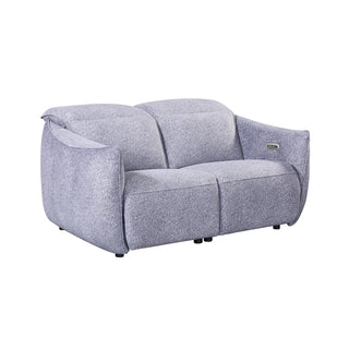Libra Grey Fabric Power Recliner 2 Seater Sofa with Adjustable Headrests – LauraAshley