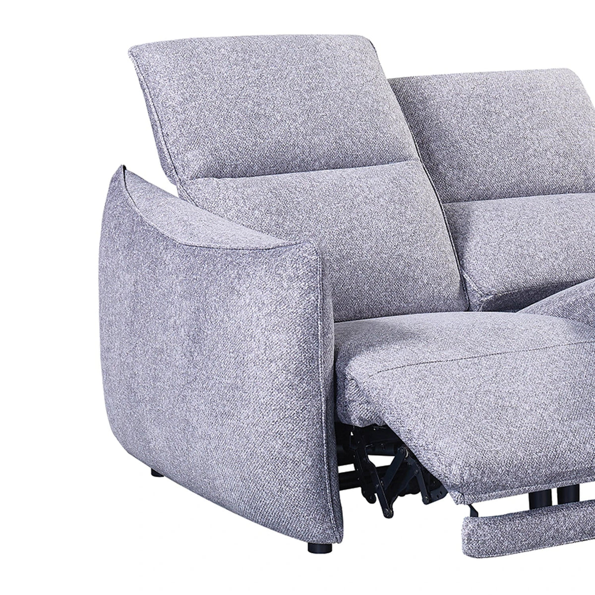Libra Grey Fabric Power Recliner 2 Seater Sofa with Adjustable Headrests – LauraAshley