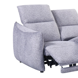 Libra Grey Fabric Power Recliner 2 Seater Sofa with Adjustable Headrests – LauraAshley