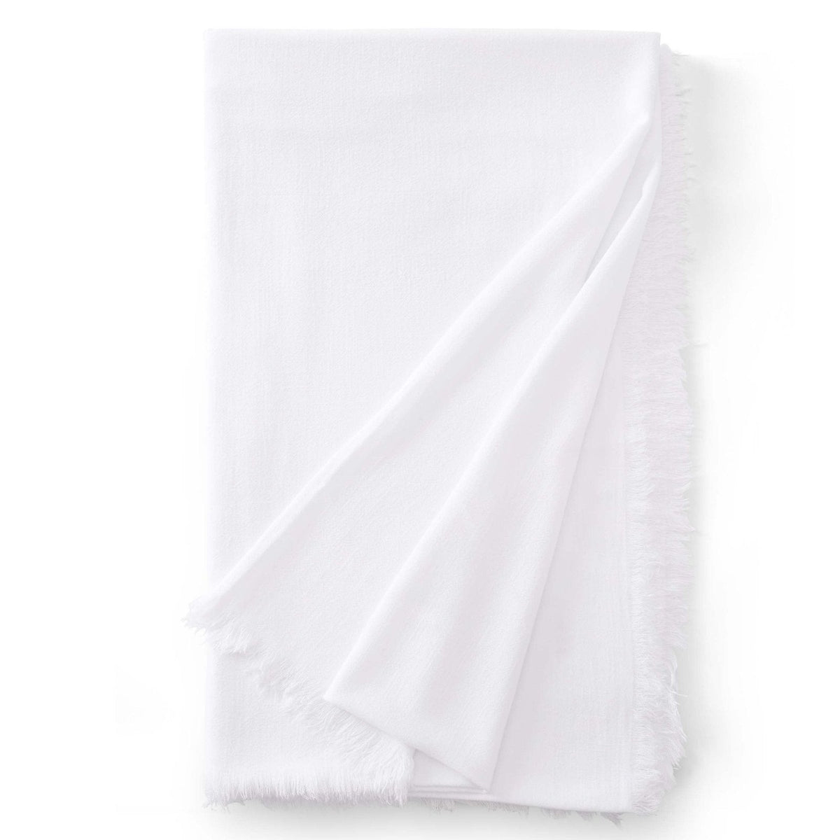 Linen Blend Tablecloth - White