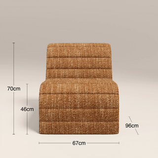 Lopez Accent Chair | Laura Ashley Speckled Honey Sustainable Boucle
