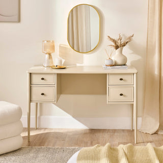Lowesby 60X40cm Metal Capsule Mirror - Gold – Laura Ashley UK