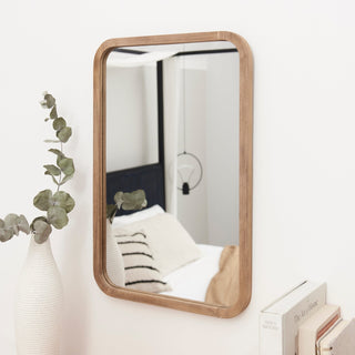 Lyndon 60x40cm Wooden Laura Ashley UK Mirror - Natural