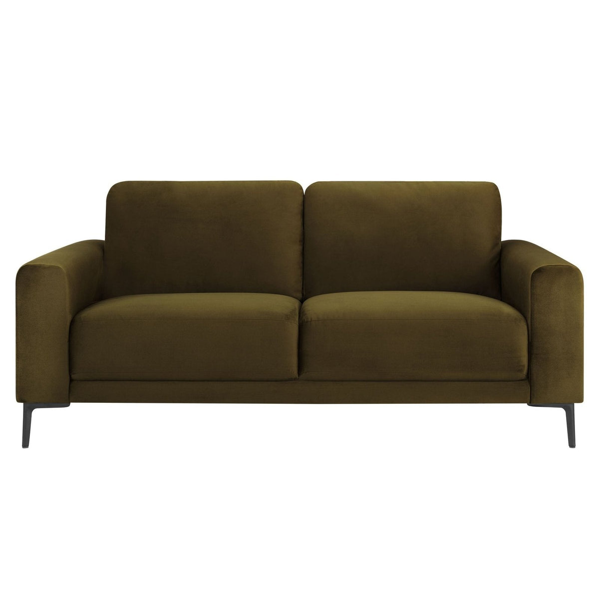 Malibu 2 Seater Sofa - Rich Green – Feather & Black