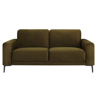 Malibu 2 Seater Sofa - Rich Green – Feather & Black