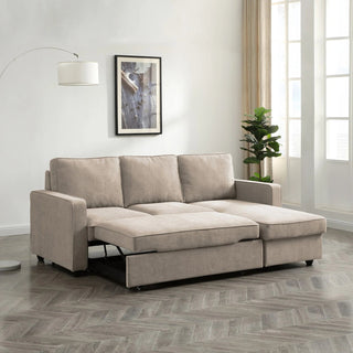 Mandy Natural Fabric Corner Sofabed with Storage – Laura Ashley