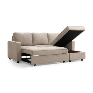 Mandy Natural Fabric Corner Sofabed with Storage – Laura Ashley