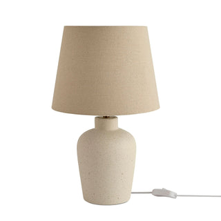 Mollie Ivory &amp; Gold Ceramic Table Lamp - Ivory – Black & Feather