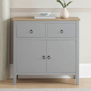 Nell Small Sideboard - Grey – Black & Feather