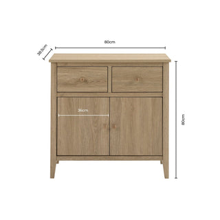 Nell Small Sideboard - Grey – Black & Feather