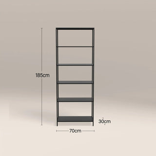 Newcastle Tall Laura Ashley UK Bookcase | Black