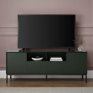Nova TV Unit for TVs Black & Feather up to 60" - Forest Green