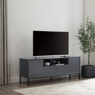 Nova TV Unit for TVs Feather & Black up to 60" - Charcoal