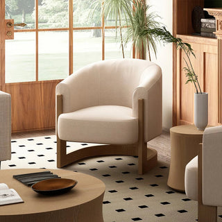 Nox Natural Linen LauraAshley Mix Accent Chair