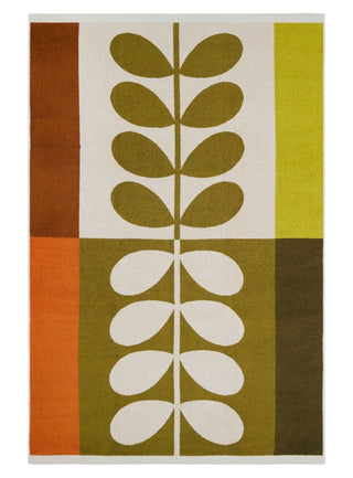 Orla Kiely Stem Check Laura Ashley UK Hazel / ochre Towels