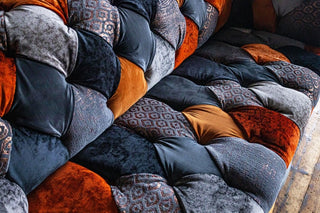 Oswald & Pablo Camborne Patchwork Velvet Chesterfield Sofa – Laura Ashley