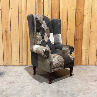 Oswald & Pablo Wiston Patchwork Chesterfield Wing Chair – Laura Ashley