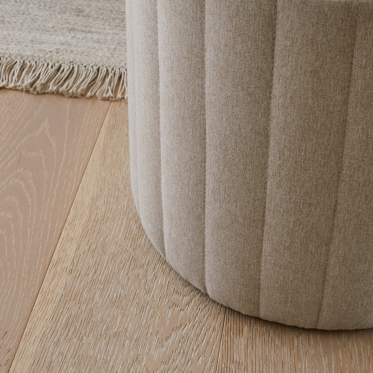 Penelope Drum Stool - Sand – Laura Ashley UK
