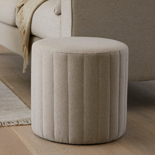 Penelope Drum Stool - Sand – Laura Ashley UK