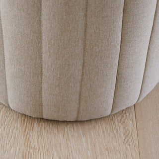 Penelope Drum Stool - Sand – Laura Ashley UK
