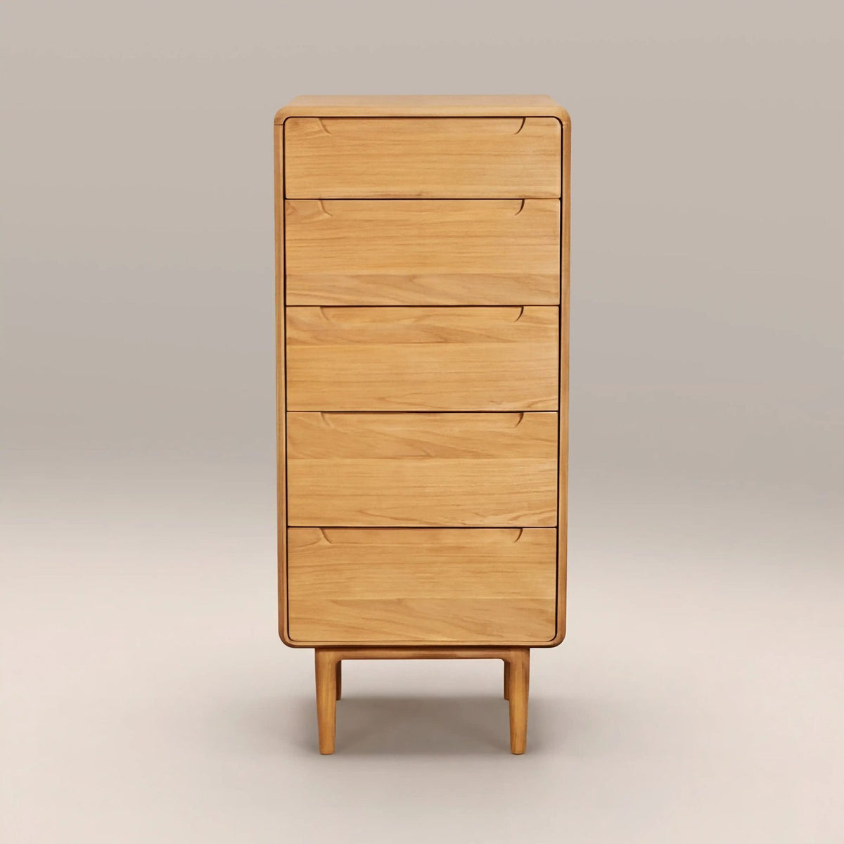 Percy 5 Drawer Tall Laura Ashley UK Chest of Drawers | Oak