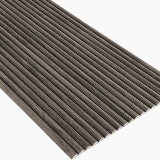 PLAANKED 3cm Flexible Ribbed Wall Panel  | Smoked Black – Laura Ashley