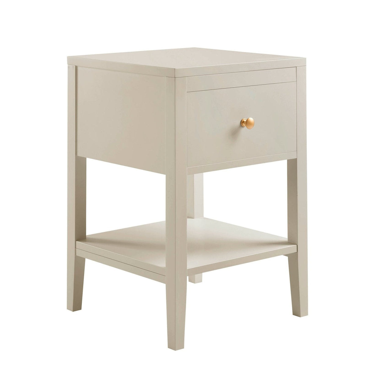 Poppy 1 Drawer Nightstand - Cream – Black & Feather