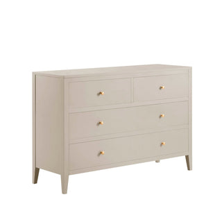 Poppy 4 Drawer Chest - Taupe – Feather & Black