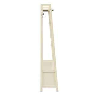 Poppy Hallway Shelf with Hooks - Cream – Black & Feather