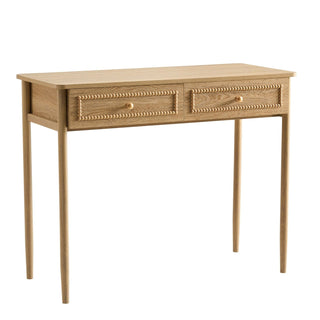 Posy Bobbin Dressing Table - Light Wood – Feather & Black