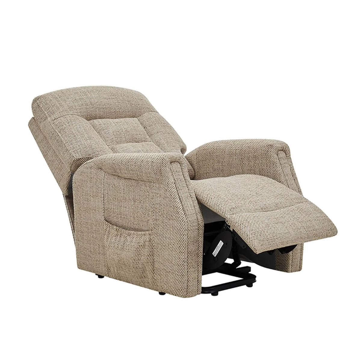 Preston Oatmeal Fabric Electric LauraAshley Lift &amp; Rise Chair