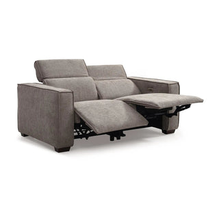 Prime 2 Seater Electric Laura Ashley Recliner Sofa in Mole Chenille