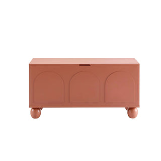 Rachel Arch Front Feather & Black Seated Storage - Terracotta