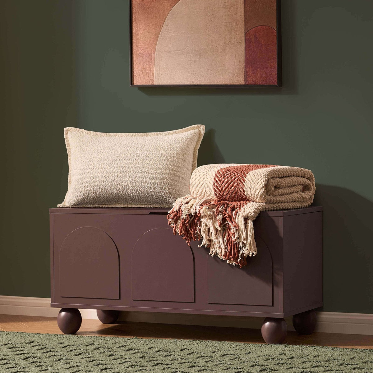 Rachel Arch Front Seated Storage - Mocha – Black & Feather