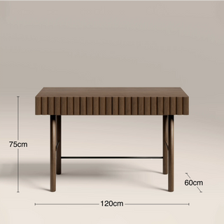 Raphael 2 Drawer Laura Ashley UK Wooden Desk | Walnut