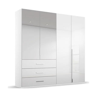 Rauch Montclar White High Gloss Laura & Ashley 4 Door Wardrobe with Drawers