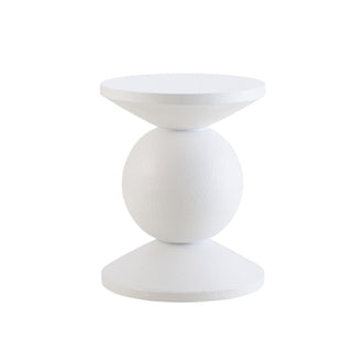 Raya Side Table - Off White – Feather & Black