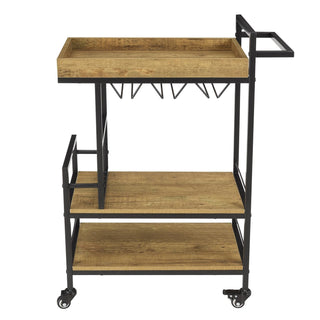 Riley Drinks Cart - Mango Wood – Feather & Black