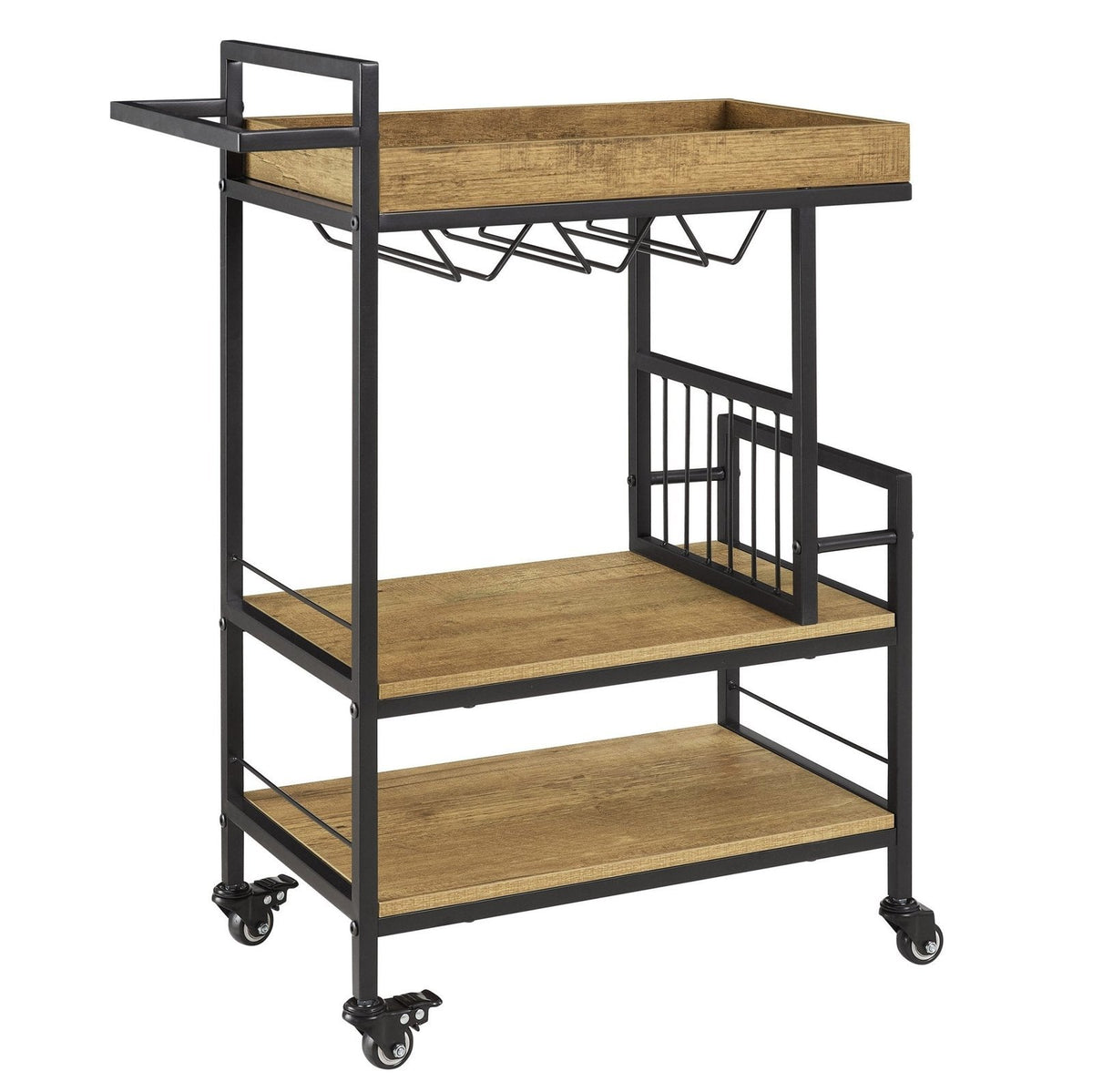 Riley Drinks Cart - Mango Wood – Feather & Black