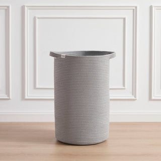 Rope Laundry Basket - Grey – Feather & Black