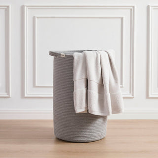 Rope Laundry Basket - Grey – Feather & Black