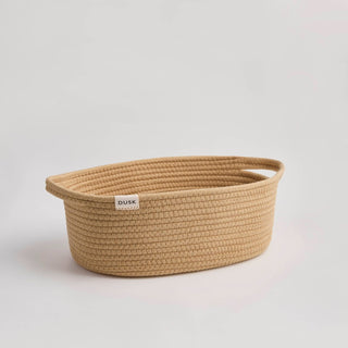 Rope Storage Cube Feather & Black Set - Natural