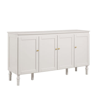 Ruby 4 Door Sideboard - Stone Grey – Black & Feather