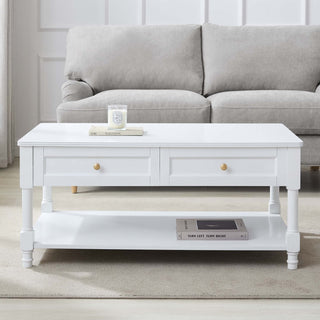 Ruby Coffee Table Black & Feather - Warm White