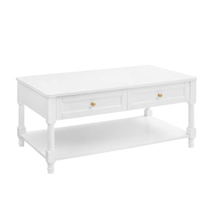 Ruby Coffee Table Black & Feather - Warm White